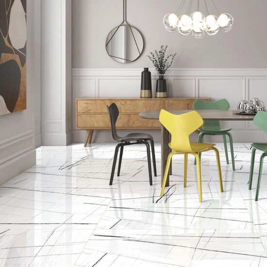 60×120 cm Saint Lauren Modern White (~261 SEK/m²)